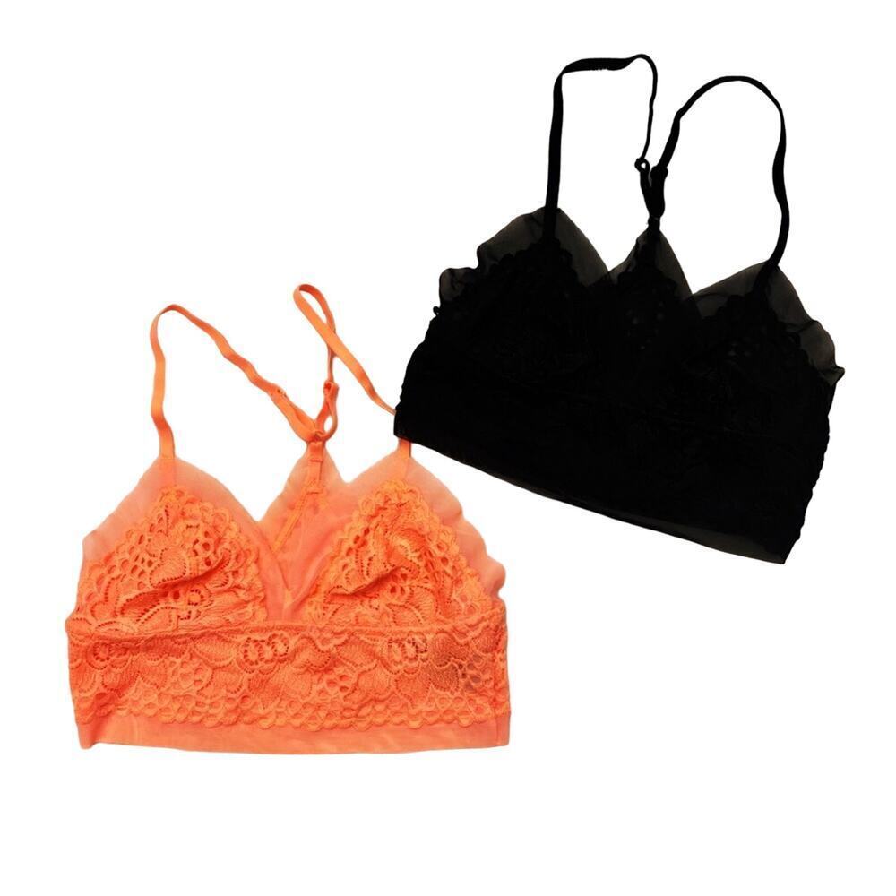 Aerie Lace Bralettes sz XS Lace Bralette Bundle Racerback Bralette